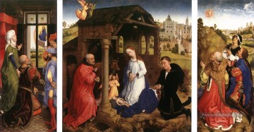 Rogier van der Weyden œuvres - Bladelin Triptyque hollandais peintre Rogier van der Weyden
